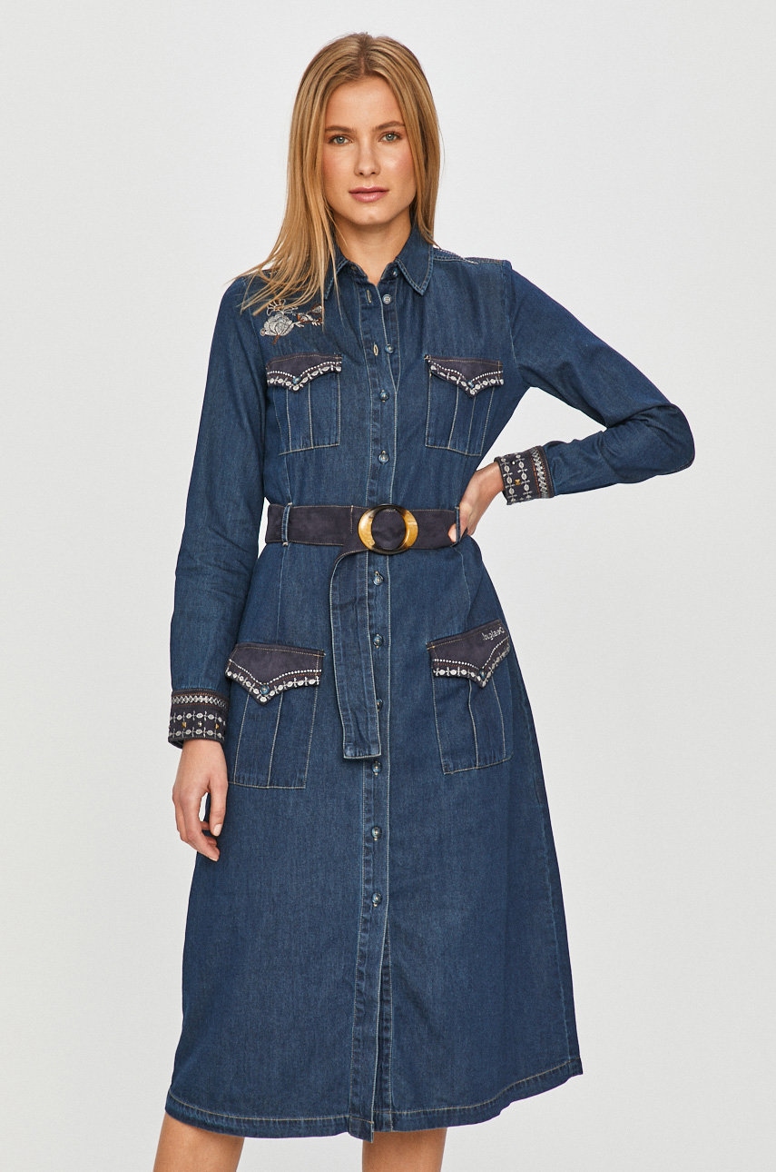 Desigual - Rochie jeans
