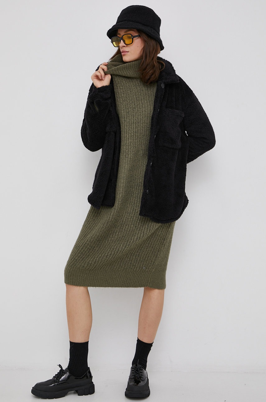 

Сукня Noisy May колір зелений mini oversize