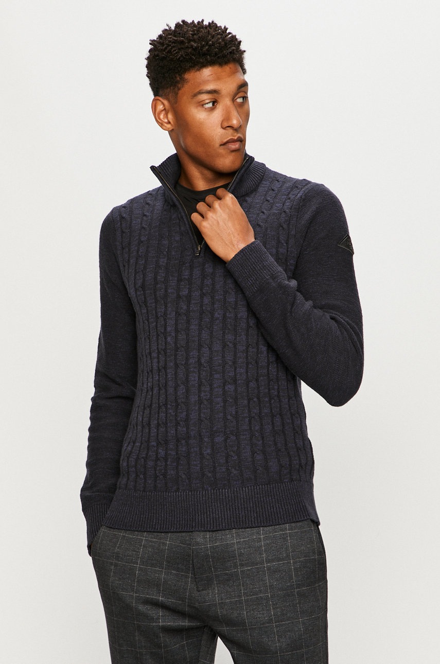 

Produkt by Jack & Jones - Пуловер, Тъмносин