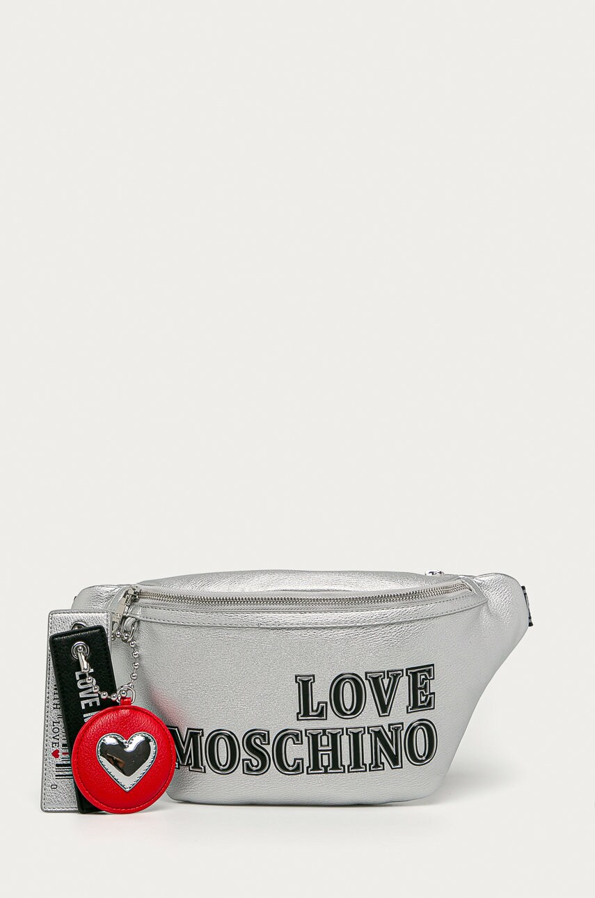 

Love Moschino - Сумка на пояс, Серебрянный