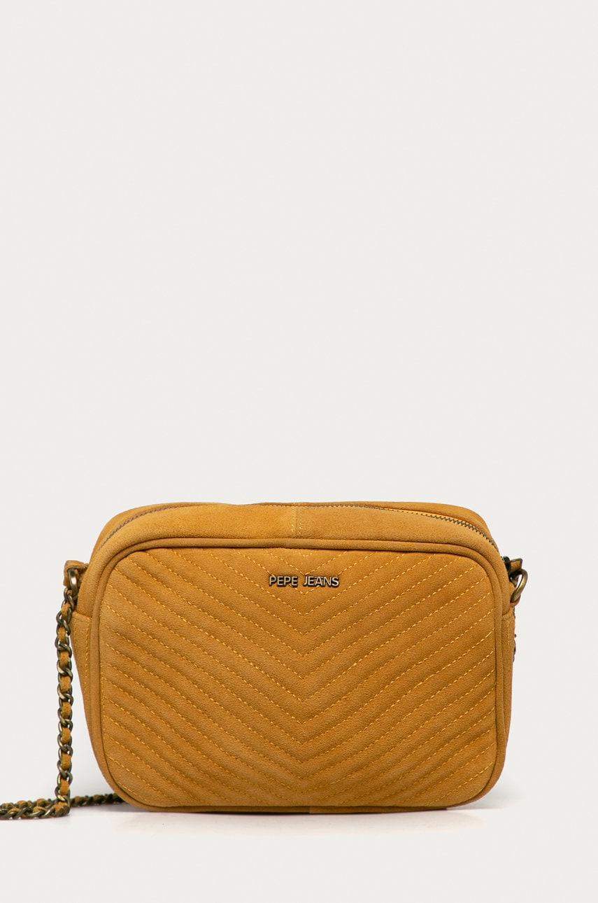 Pepe jeans - geanta de mana din piele intoarsa constanza