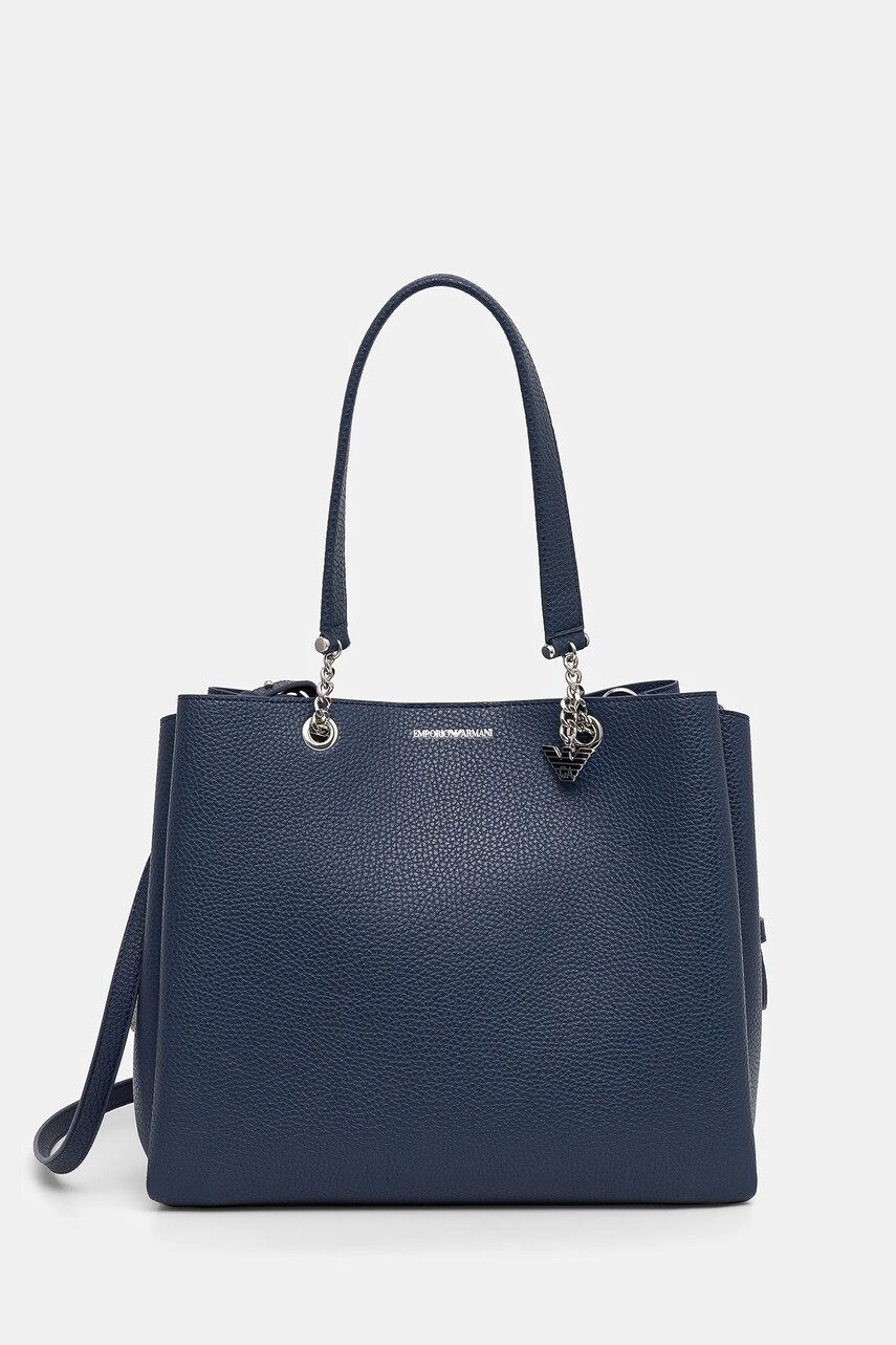 Emporio Armani poseta culoarea albastru marin, Y3D158 YFN6E