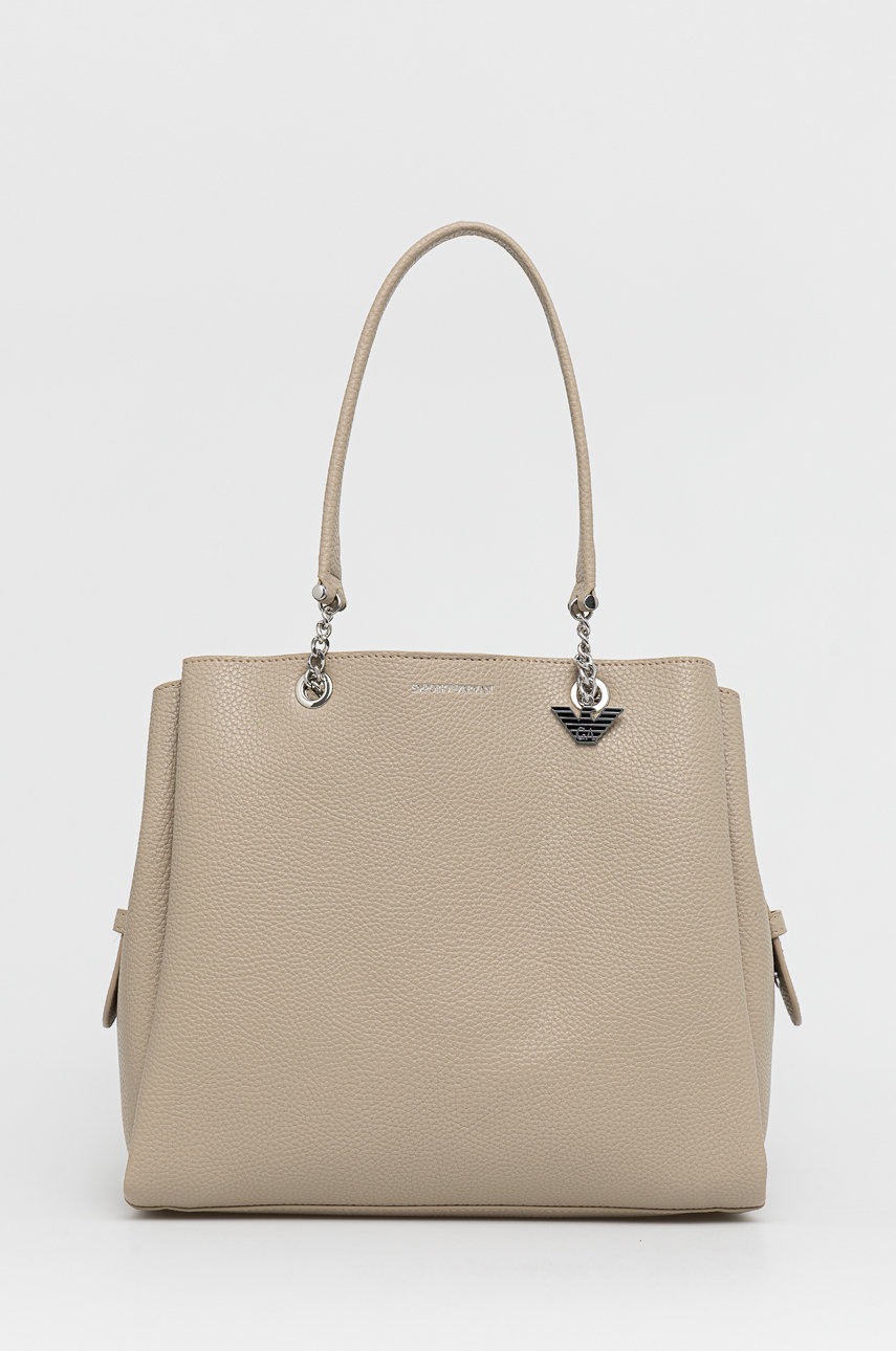 

Чанта Emporio Armani в бежово, Бежов