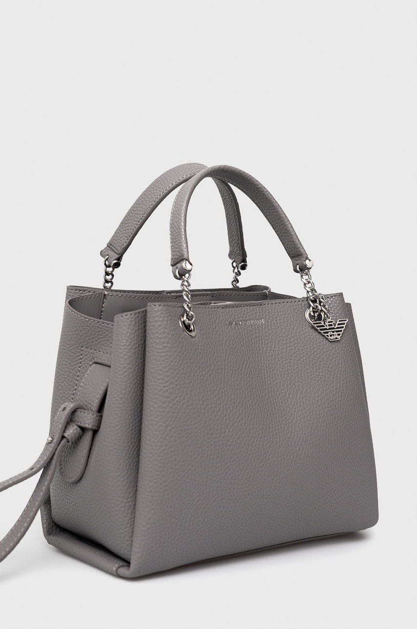 

Сумочка Emporio Armani колір сірий
