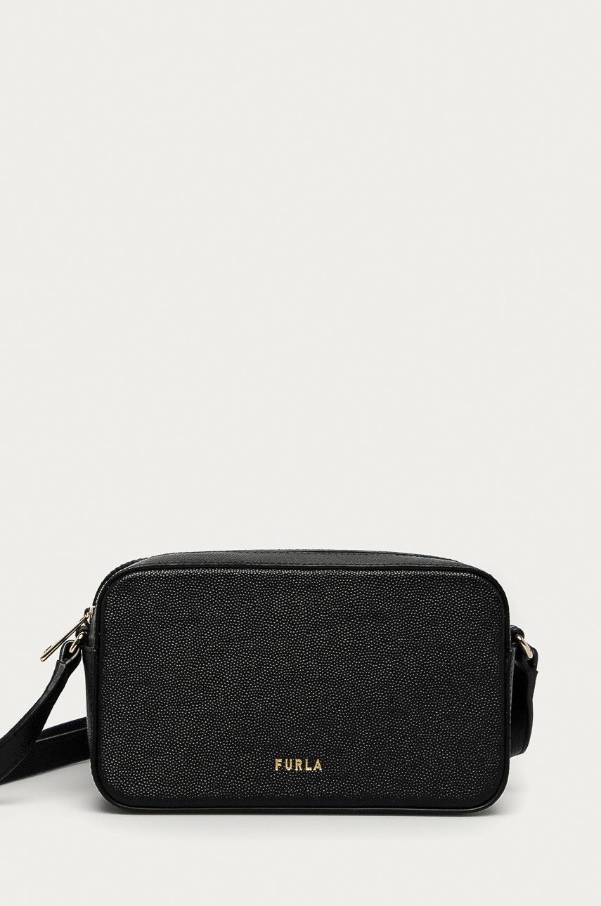

Furla - Кожаная сумочка Block, Чёрный