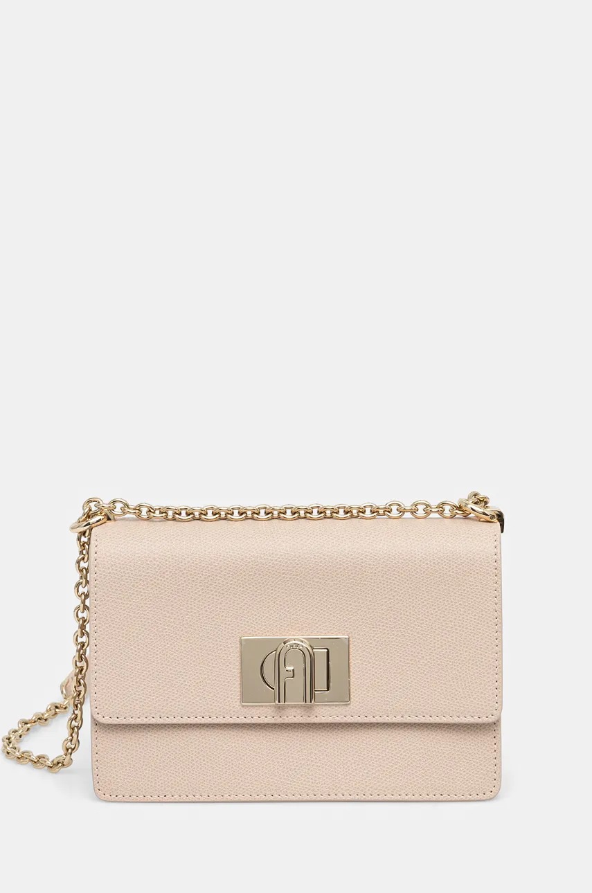 

Furla кожена чанта, Бежов