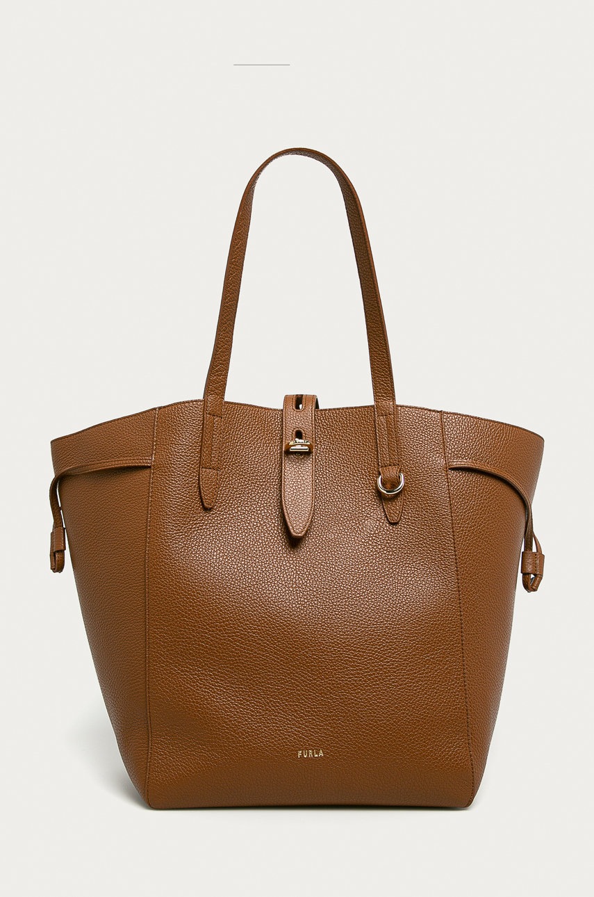 

Furla - Кожена чанта Net, Кафяв
