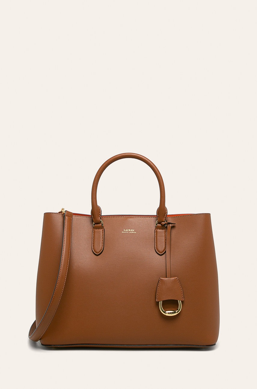 

Lauren Ralph Lauren - Кожена чанта, Кафяв