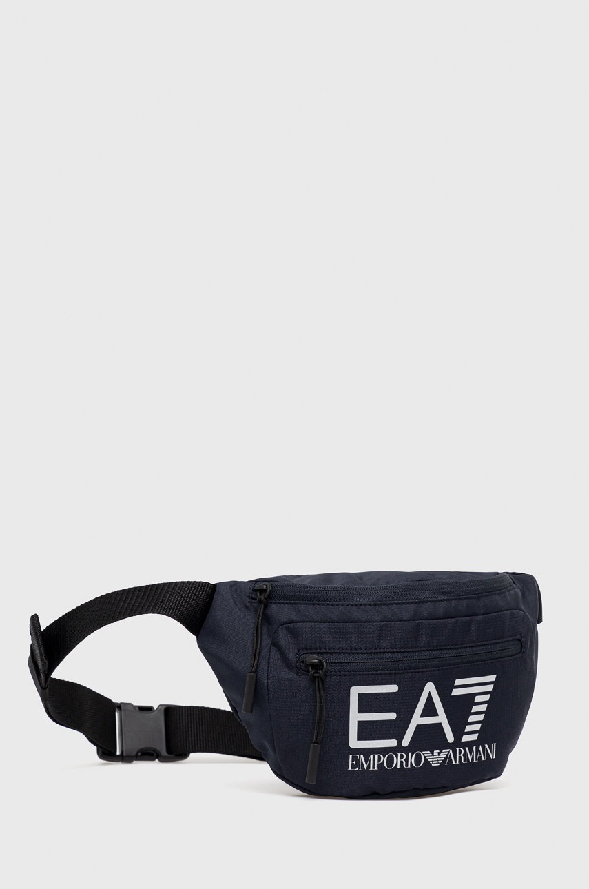 

Сумка на пояс EA7 Emporio Armani колір синій