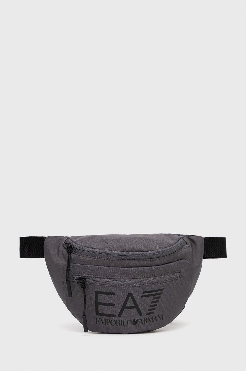 

Чанта за кръст EA7 Emporio Armani в сиво, Сив