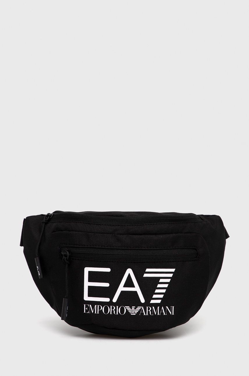 EA7 Emporio Armani borseta culoarea negru answear.ro imagine noua 2022