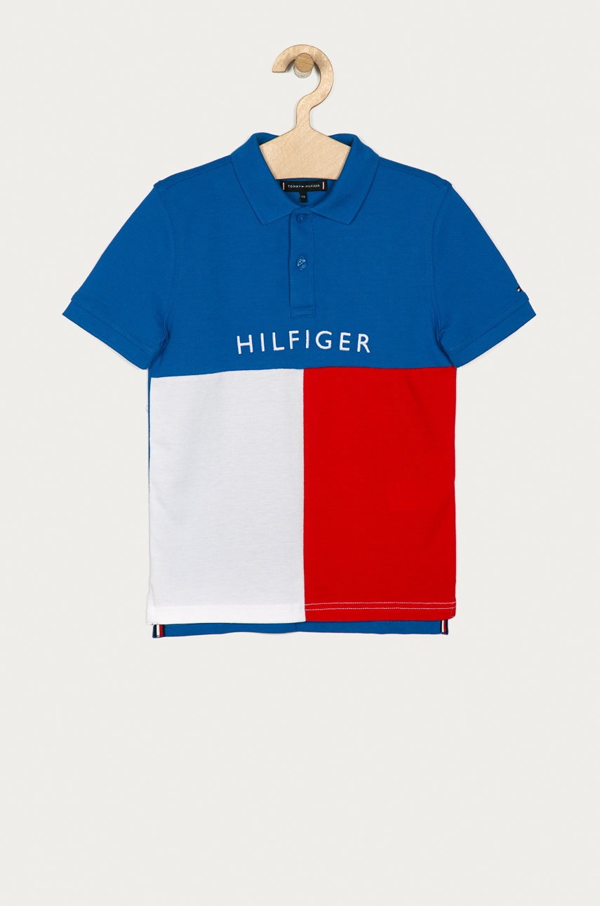 

Tommy Hilfiger - Детска тениска с яка 74-176 cm, Син