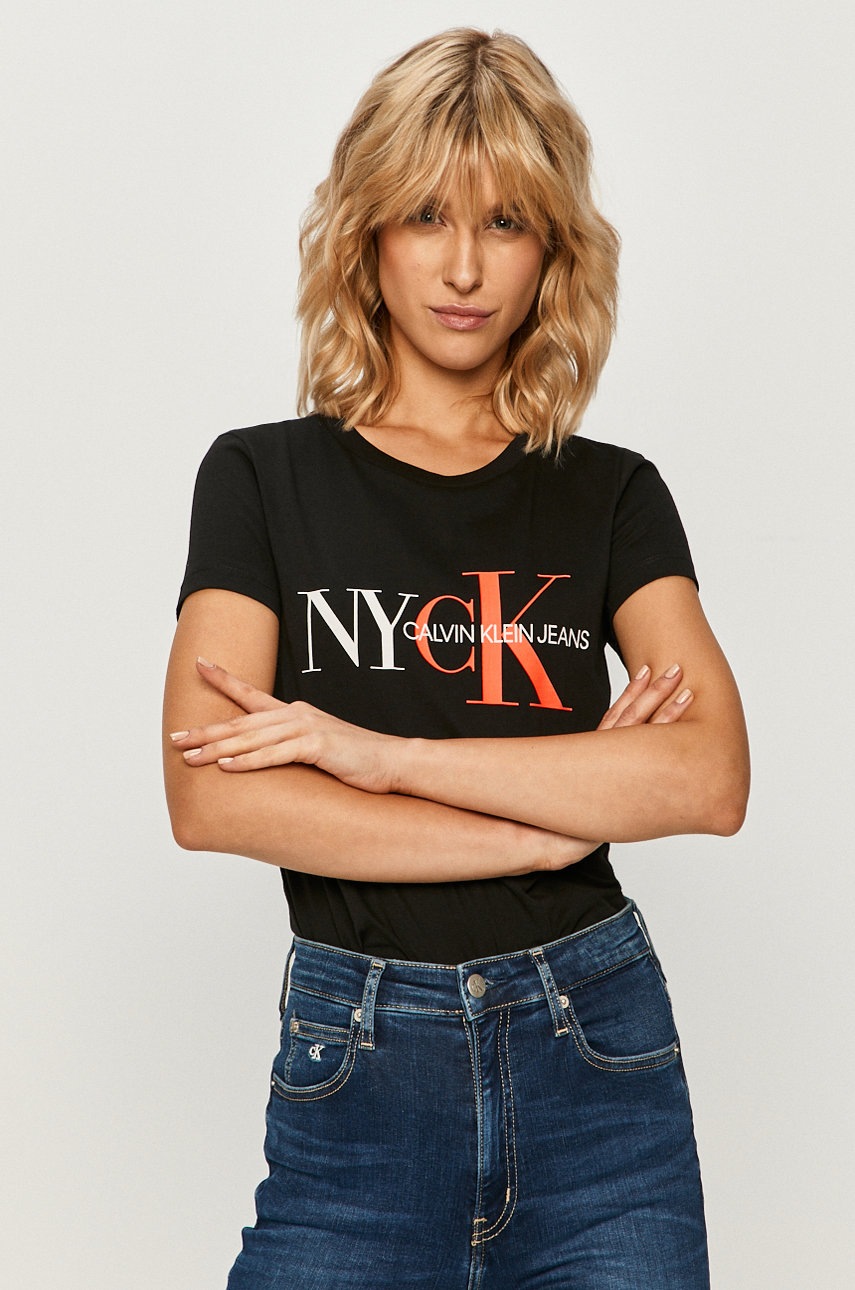 

Calvin Klein Jeans - Тениска, Черен