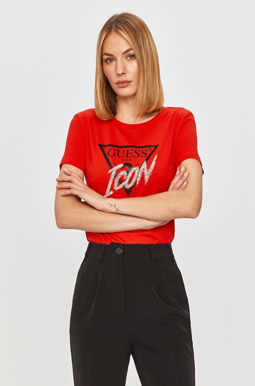 

Guess Jeans - Футболка, Красный