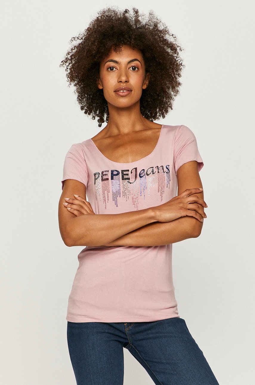 

Pepe Jeans - Топ Abbey, Фиолетовой