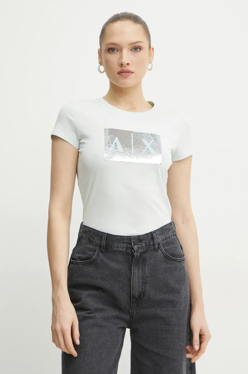 Armani Exchange tricou din bumbac femei, 8NYTDL YJ73Z