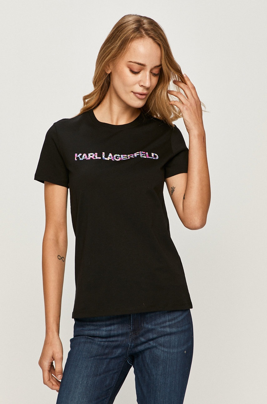 

Karl Lagerfeld - Тениска, Черен