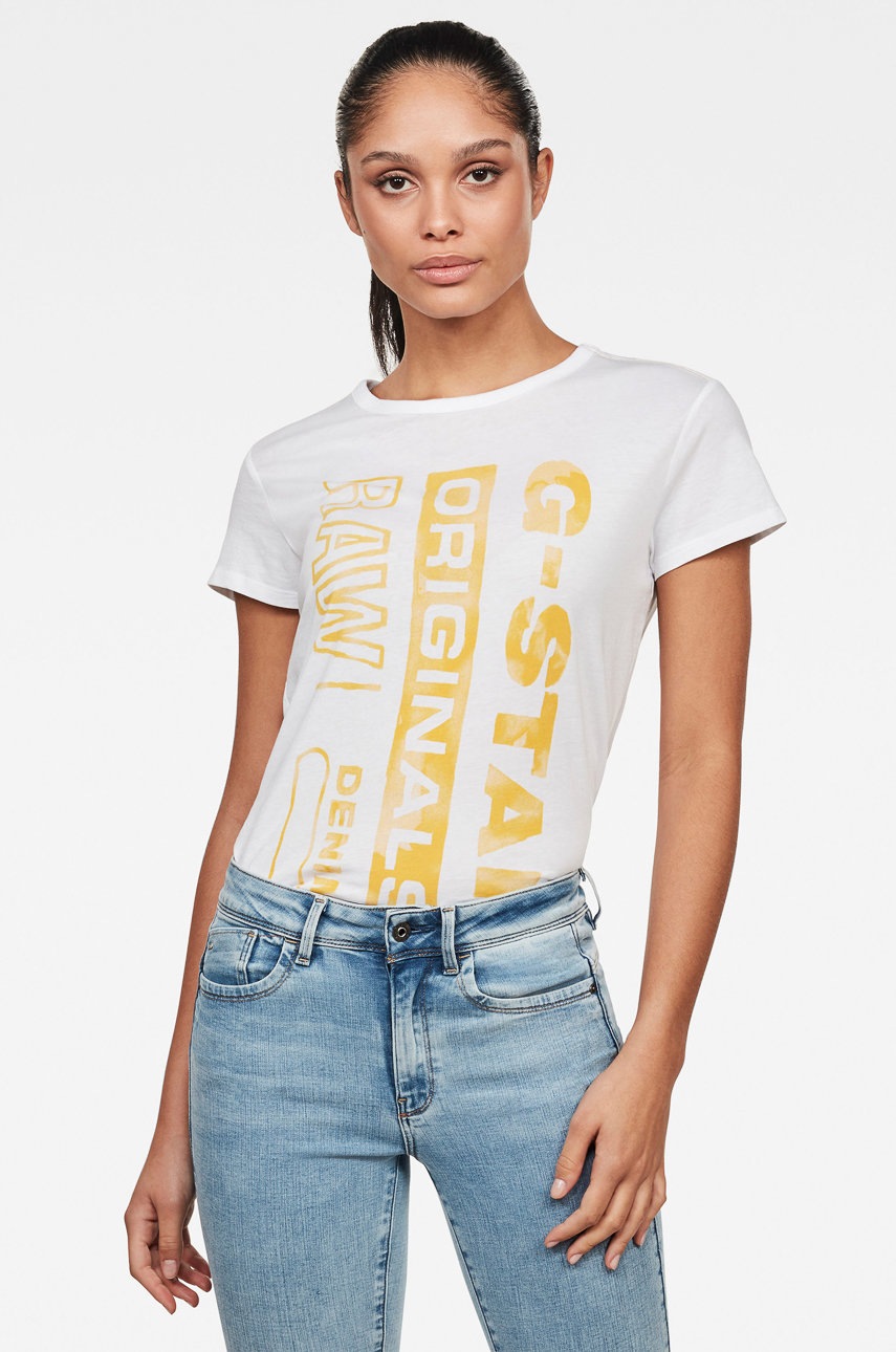 

G-Star Raw - Футболка, Белый