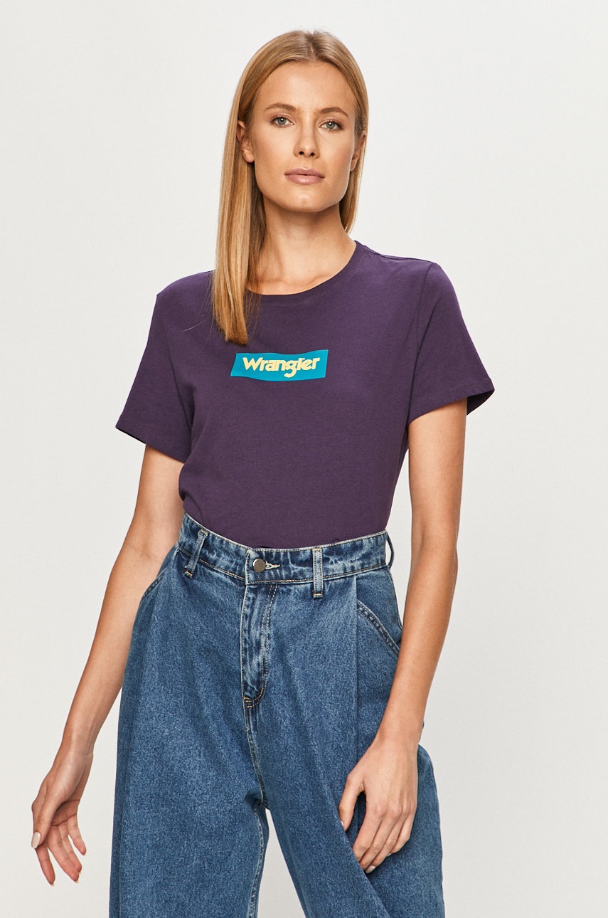 

Wrangler - Футболка, Фиолетовой
