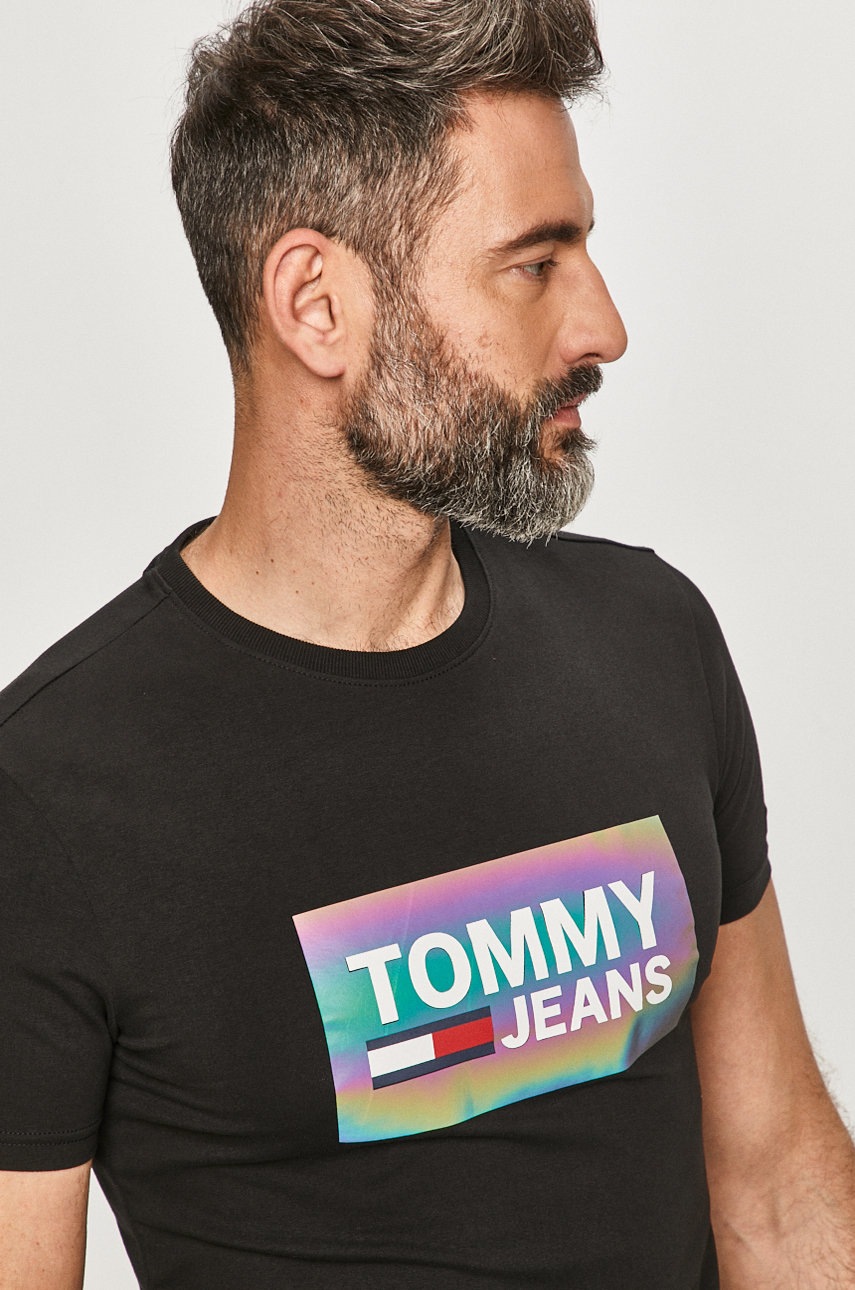 

Tommy Jeans - Тениска, Черен