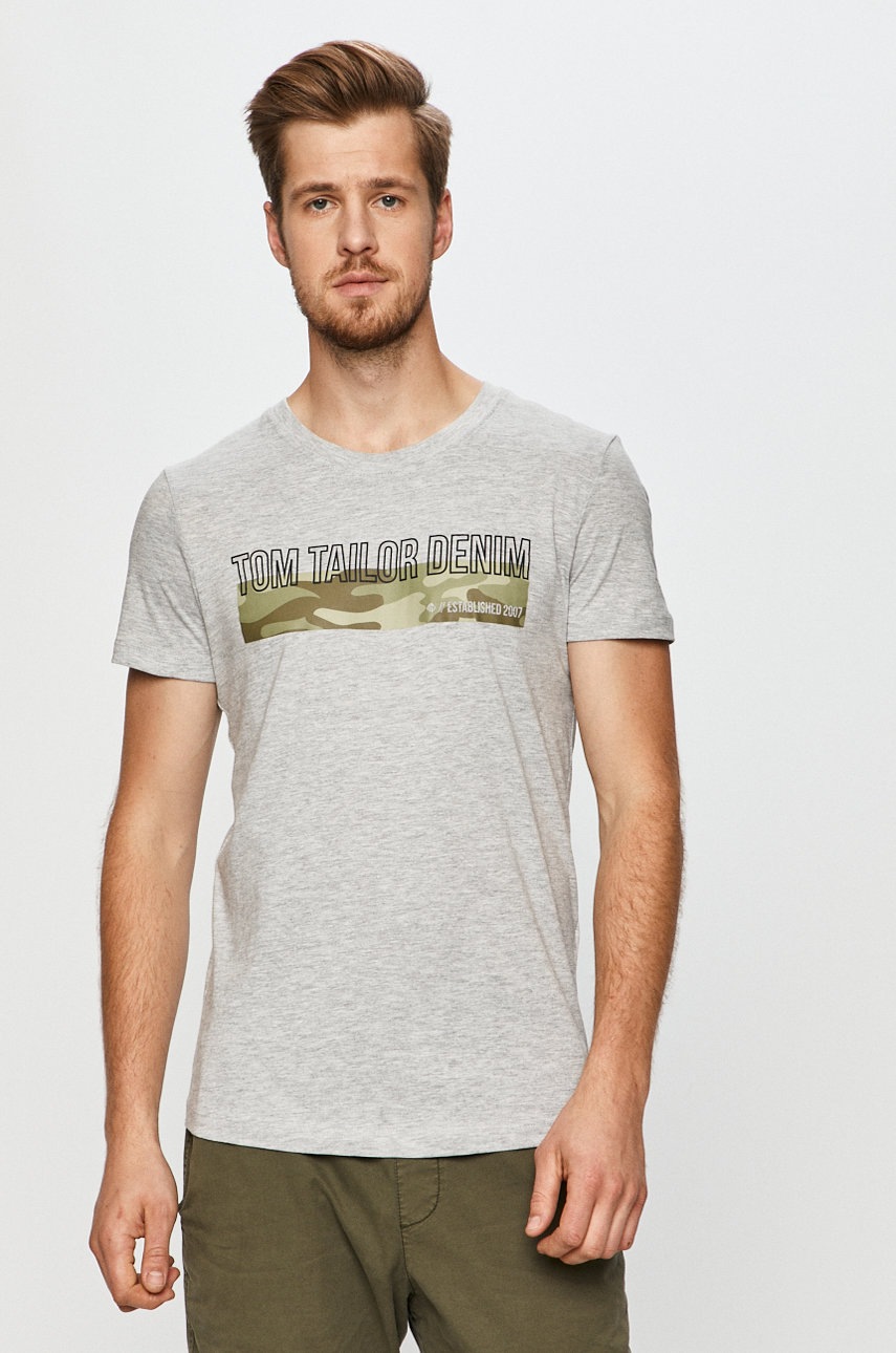 

Tom Tailor Denim - Футболка, Серый