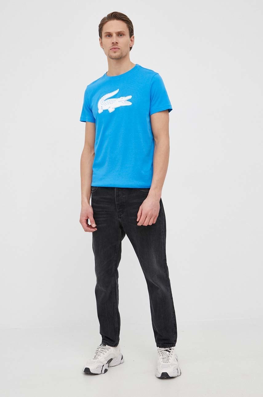 

Футболка Lacoste мужской с принтом