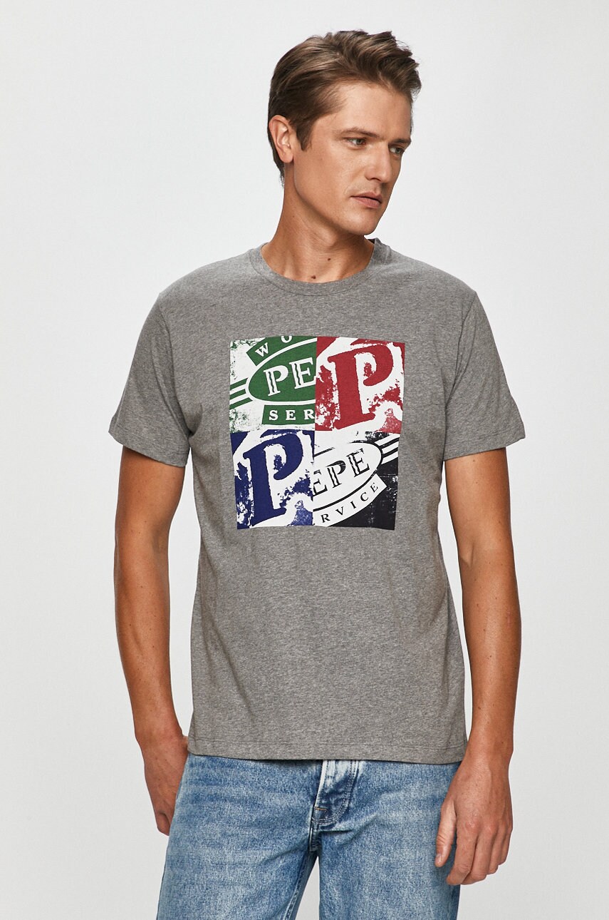 

Pepe Jeans - Футболка Josephs, Серый