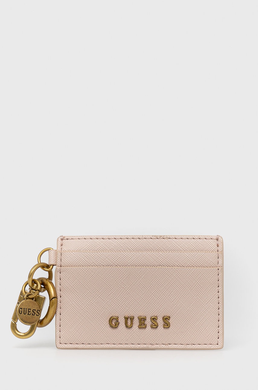 

Калъф за карти Guess в розово, Розов
