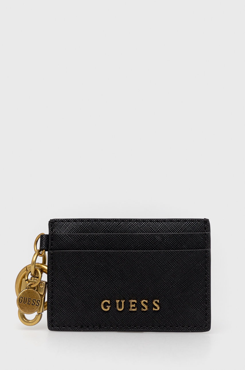

Калъф за карти Guess в черно, Черен