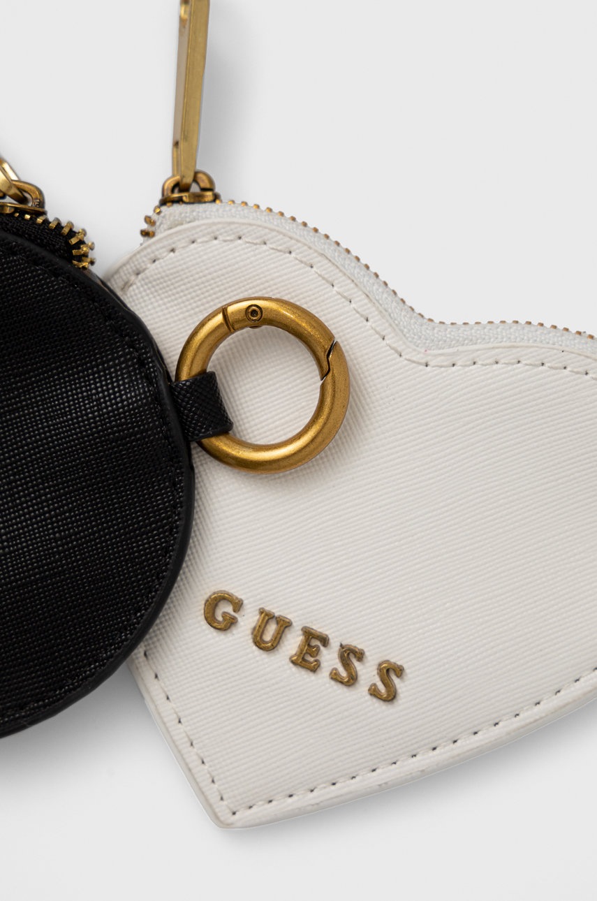 

Чохол для ключів Guess жіночий колір білий