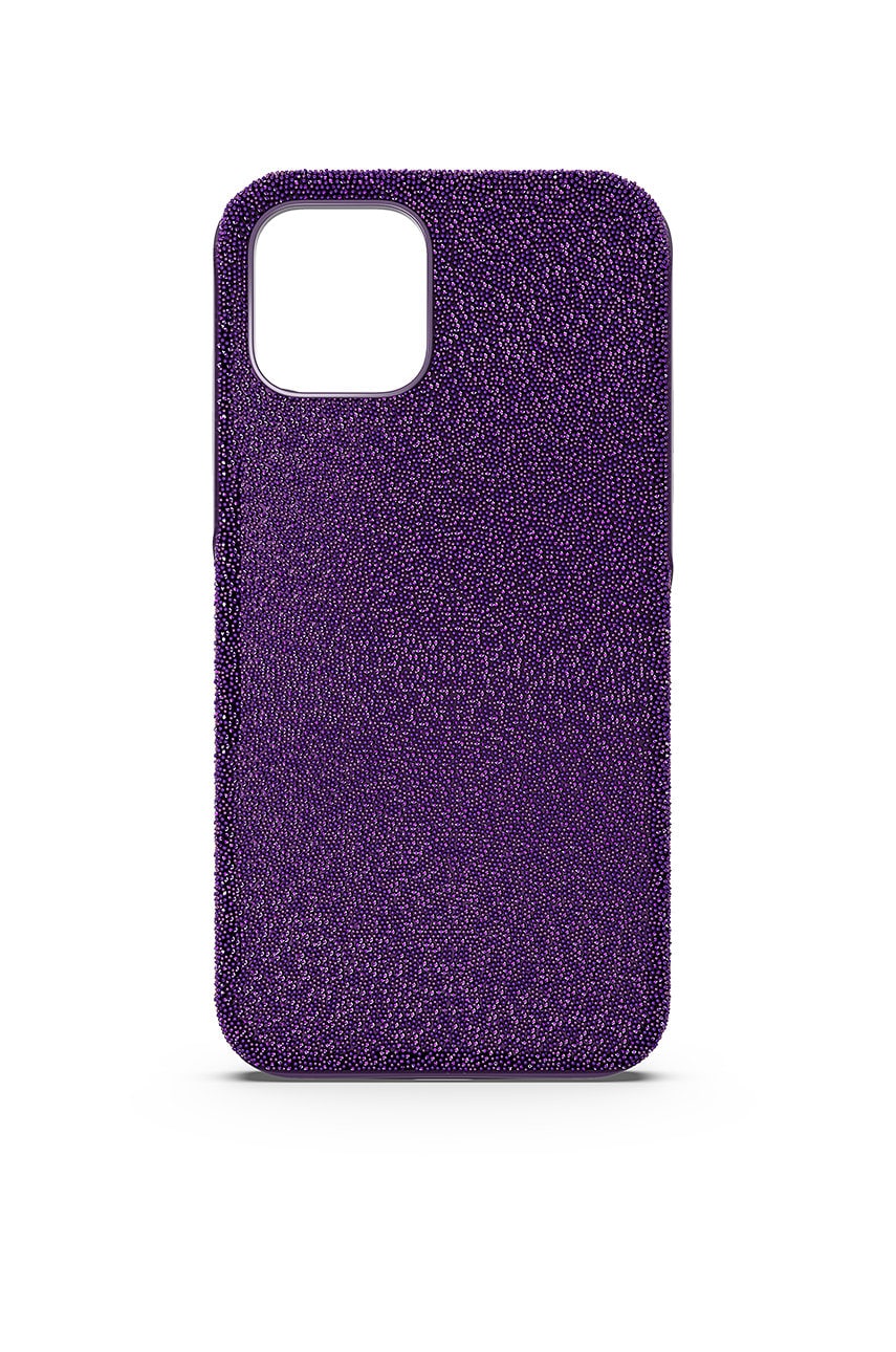 Swarovski husă pentru telefon culoarea albastru marin