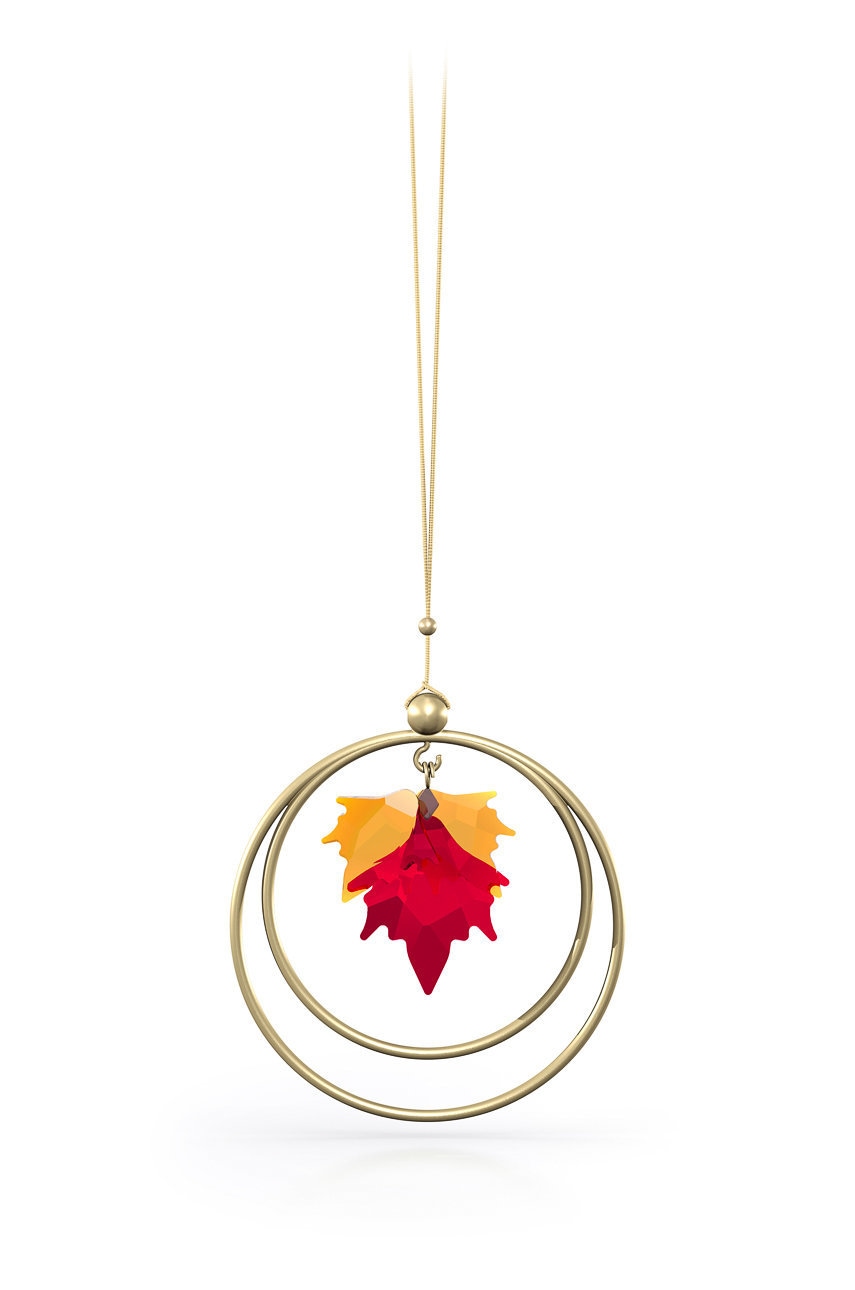 Swarovski - Obiect decorativ decorat GARDEN TALES - AUTUMN LEAVES