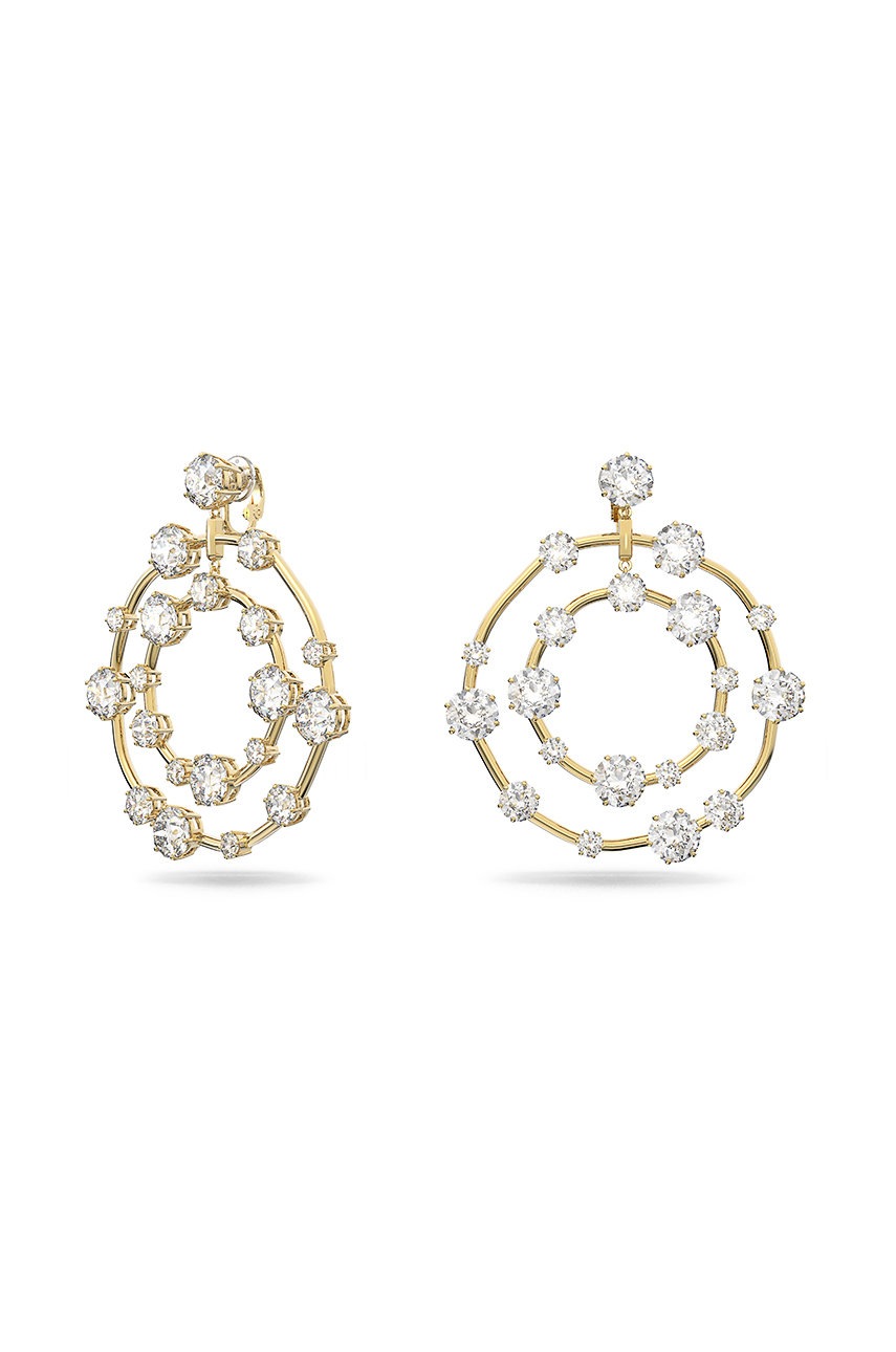 

Сережки Swarovski колір золотий
