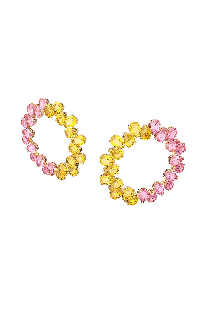 

Сережки Swarovski колір золотий