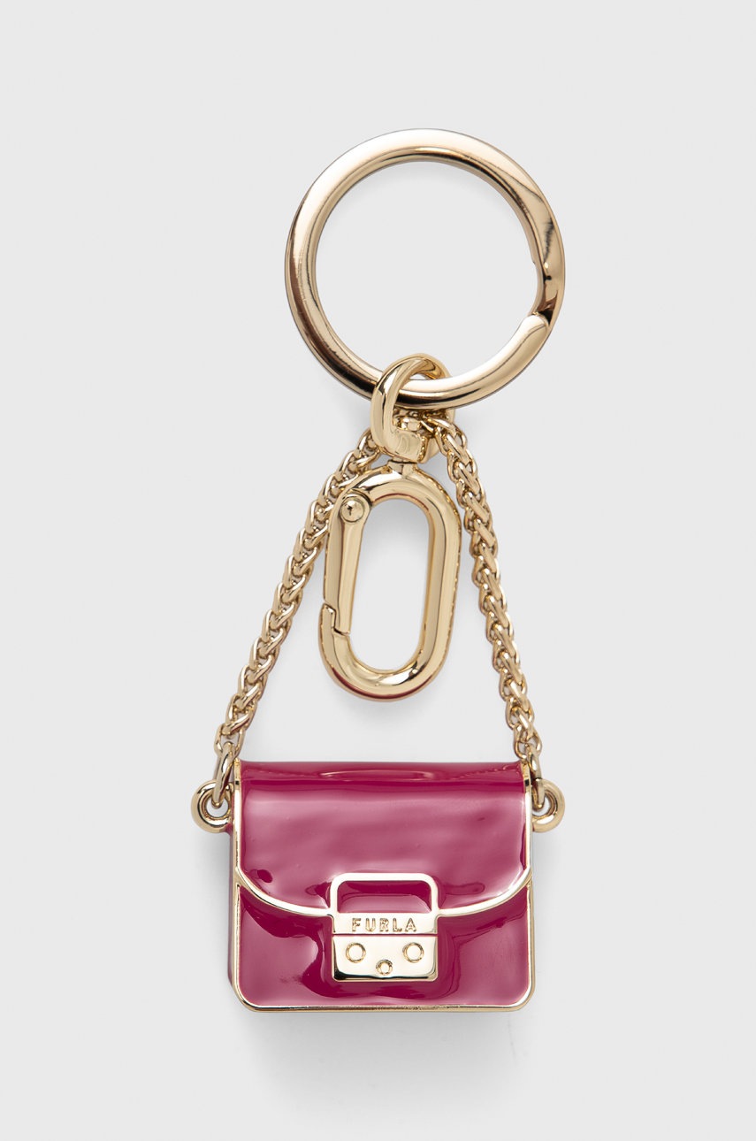 

Furla - Ключодържател Metropolis, Розов