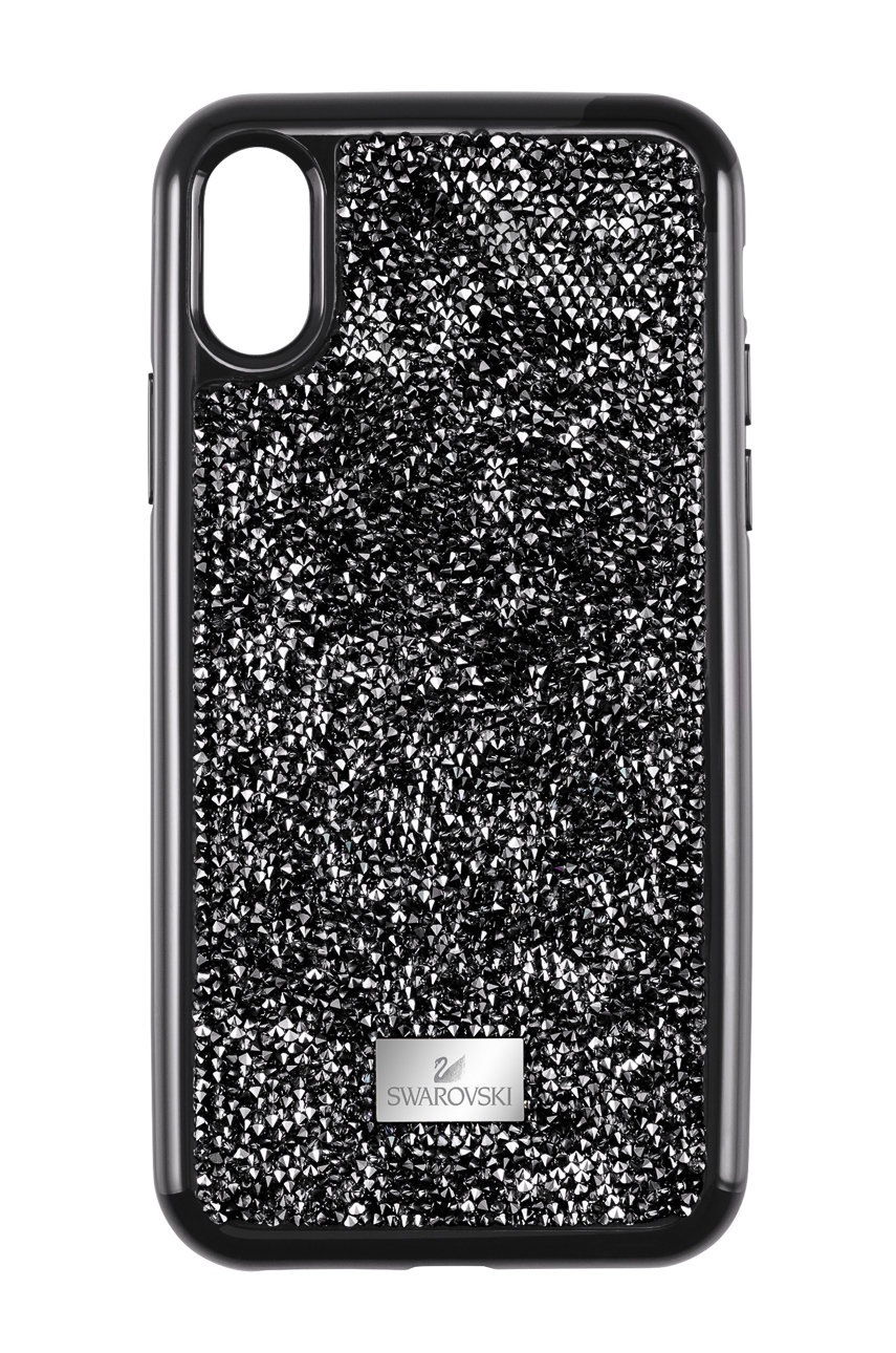 

Кейс за телефон Swarovski в черно, Черен