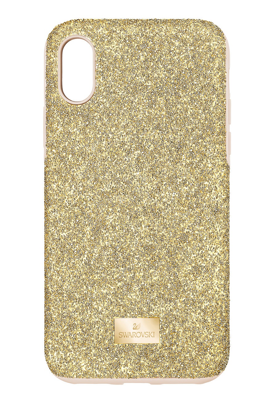 

Кейс за телефон Swarovski за iPhone XS Max High в златисто, Злато