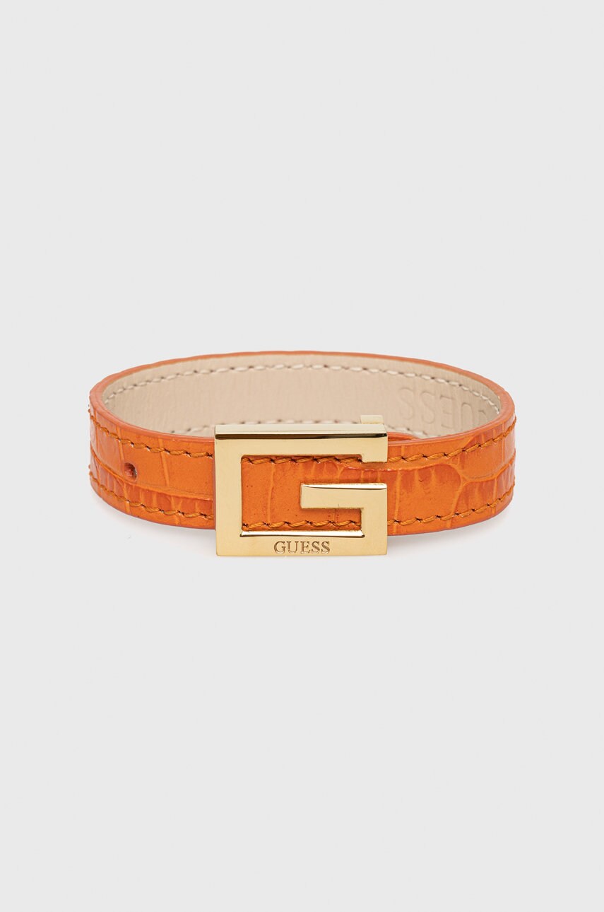 

Кожена гривна Guess дамска, Оранжев