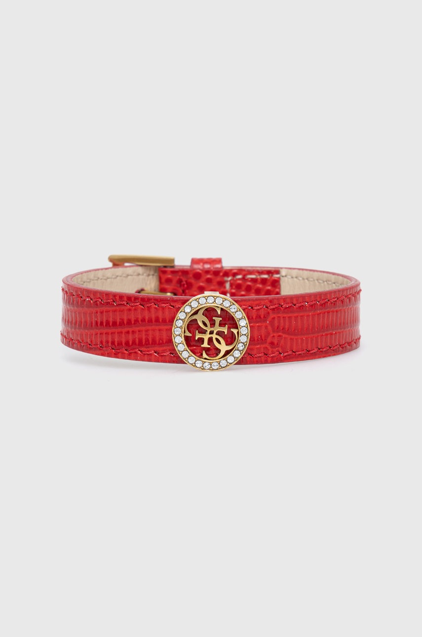 

Кожена гривна Guess дамска, Червен