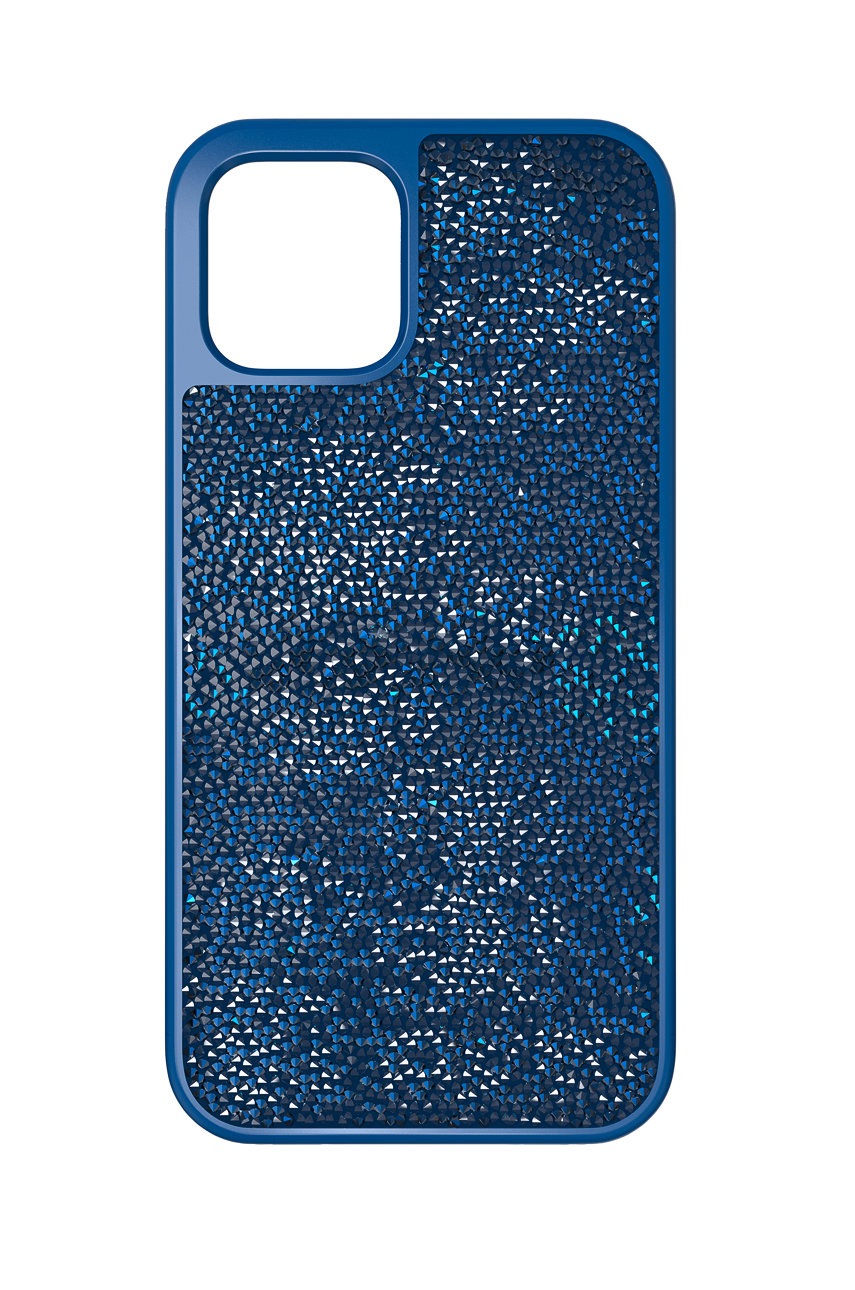 

Кейс за телефон Swarovski за iPhone 12/12 Pro Glam Rock в тъмносиньо, Тъмносин