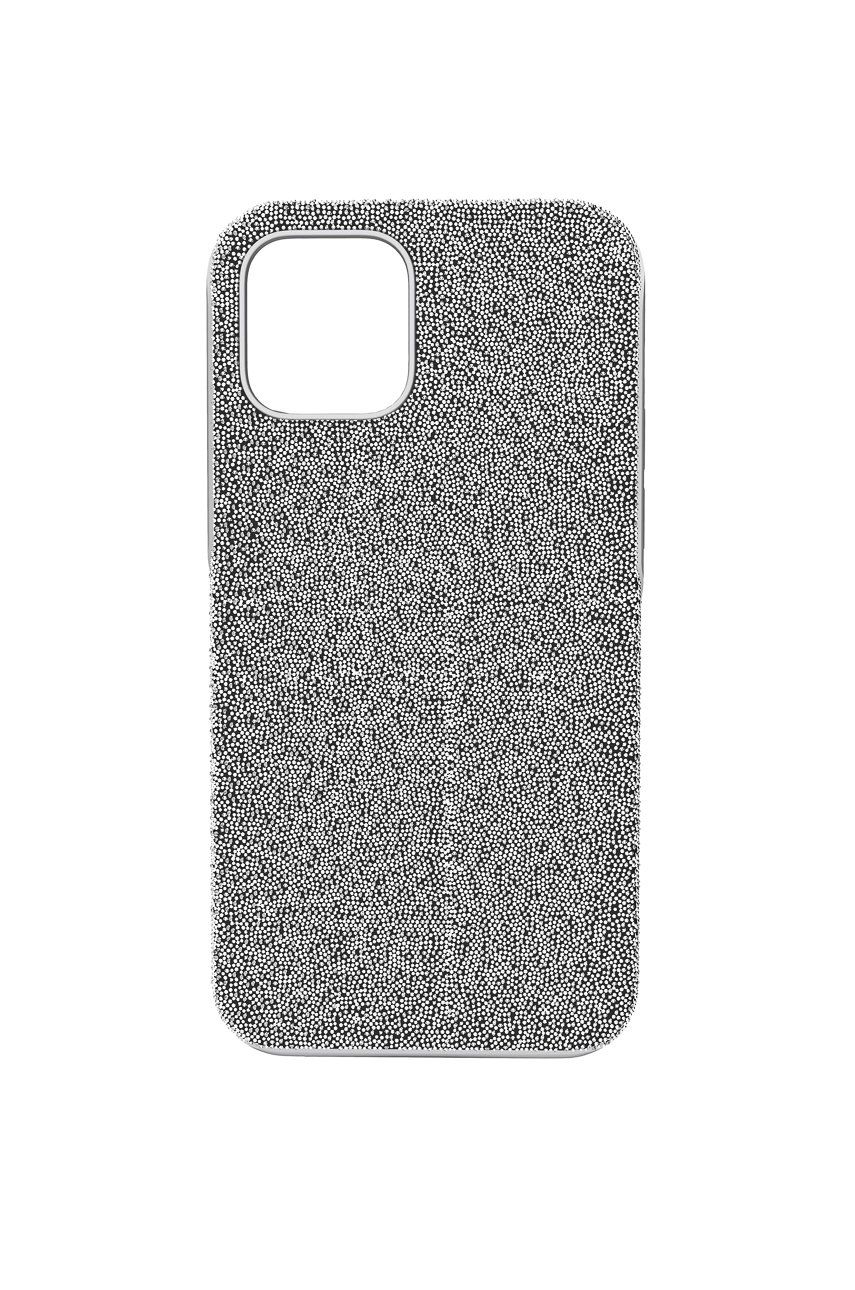 Obal na telefon iPhone 12/12 Pro High od značky Swarovski šedá barva - šedá -  Svarovského k