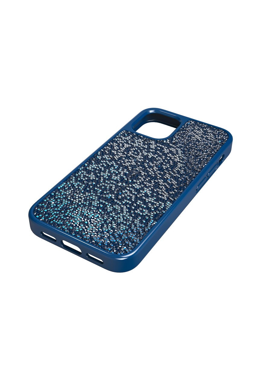 

Чехол на телефон Swarovski цвет синий iPhone 12 Mini Glam Rock