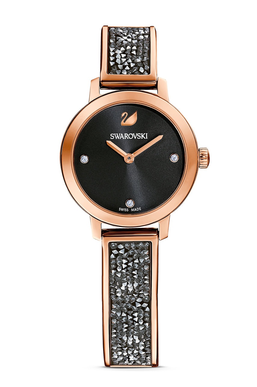 

Часовник Swarovski дамски в черно, Черен