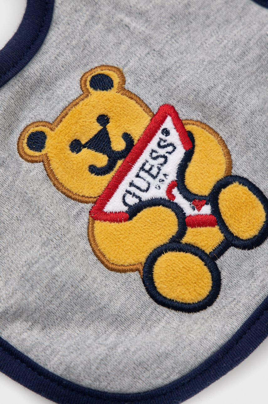 Детский слюнявчик Guess цвет серый