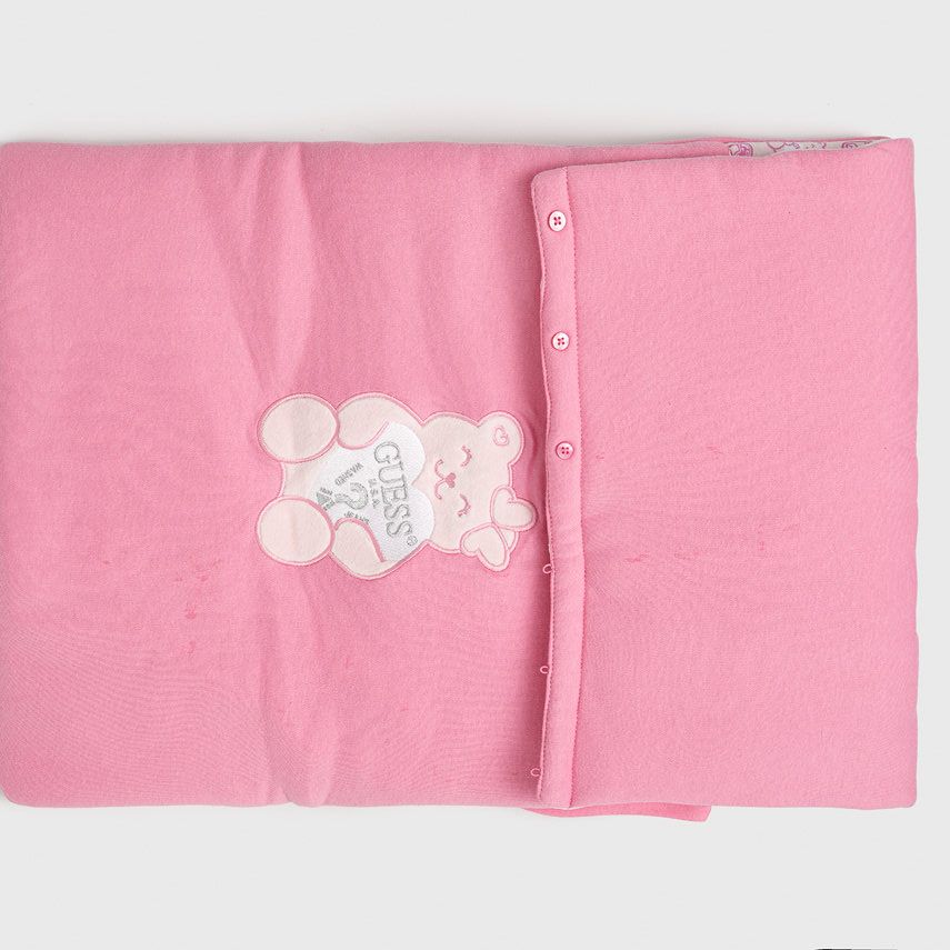 Kojenecký pelíšek Guess růžová barva - růžová -  Výplň: 100% Polyester Hlavní materiál: 10