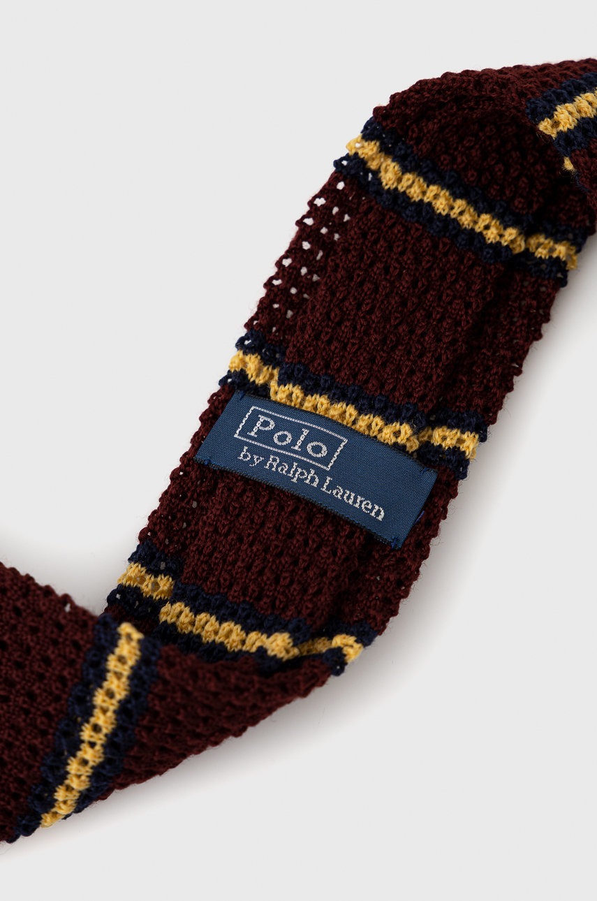 

Шерстяной галстук Polo Ralph Lauren цвет бордовый