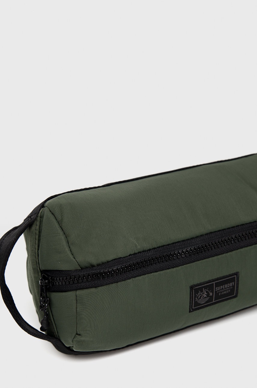 

Косметичка Superdry цвет зелёный