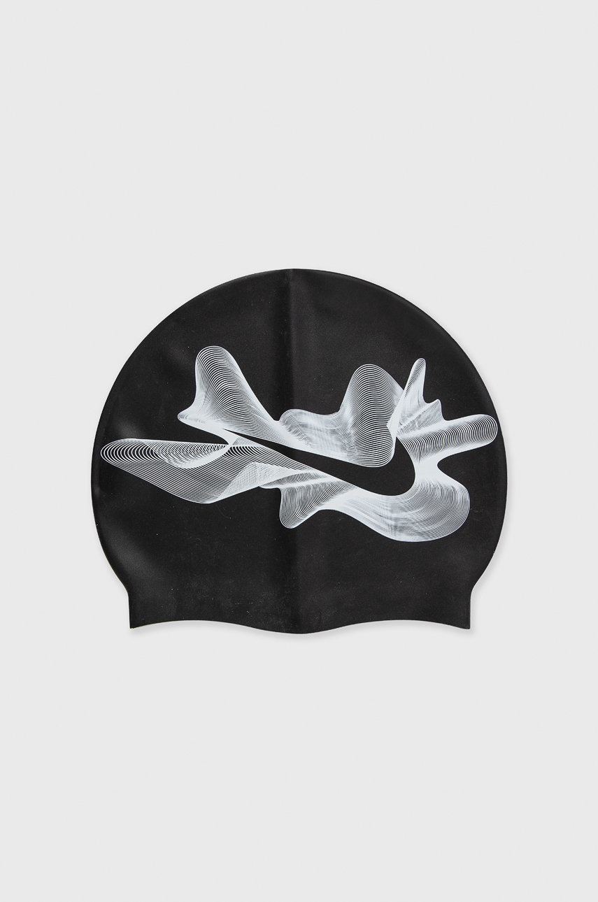 

Шапка за плуване Nike в черно, Черен