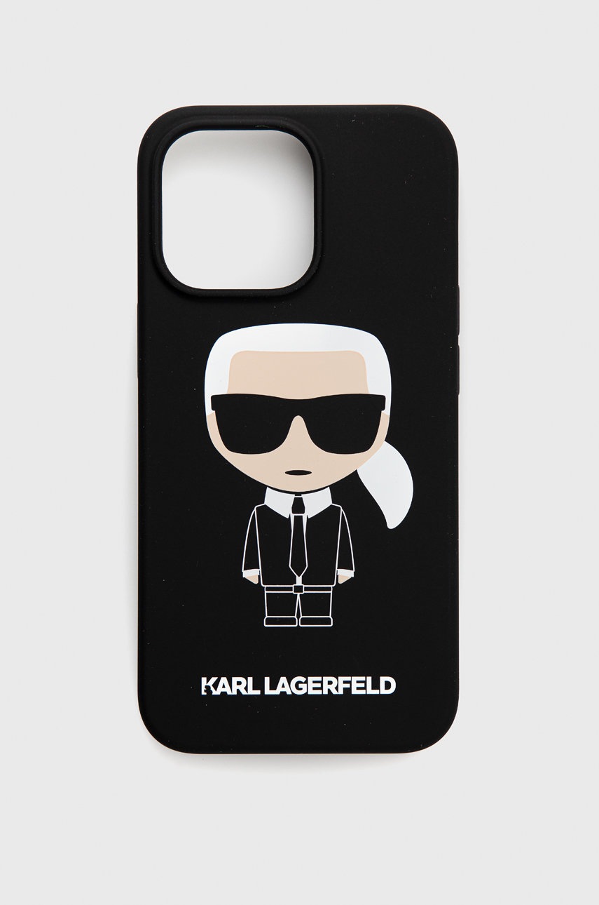

Кейс за телефон Karl Lagerfeld iPhone 13 Pro в черно, Черен