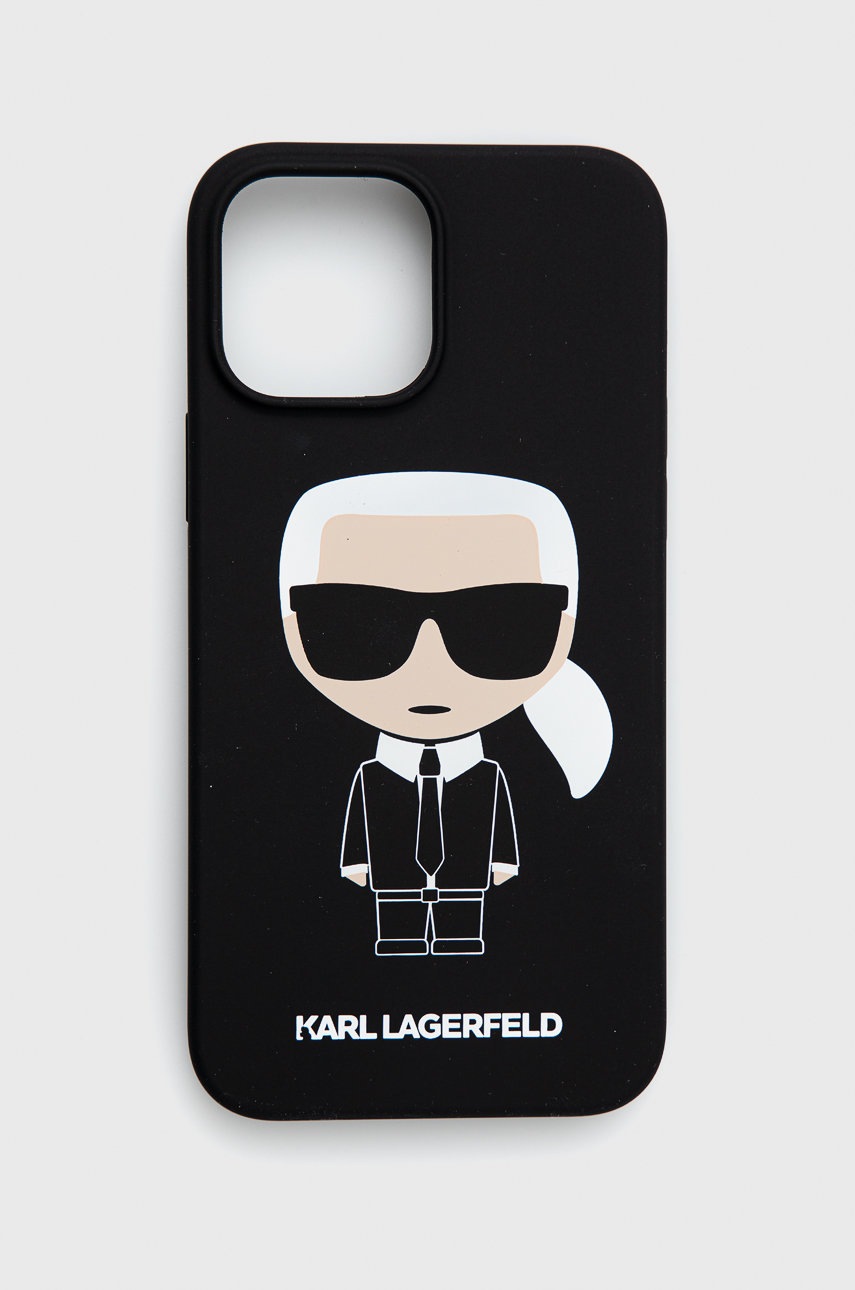 

Кейс за телефон Karl Lagerfeld в черно, Черен